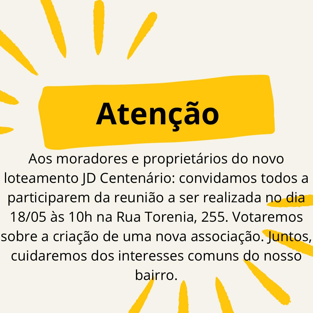 Reunião para a votação da nova associação